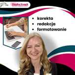 Korekta, redakcja i formatowanie tekstu, również prace dyplomowe