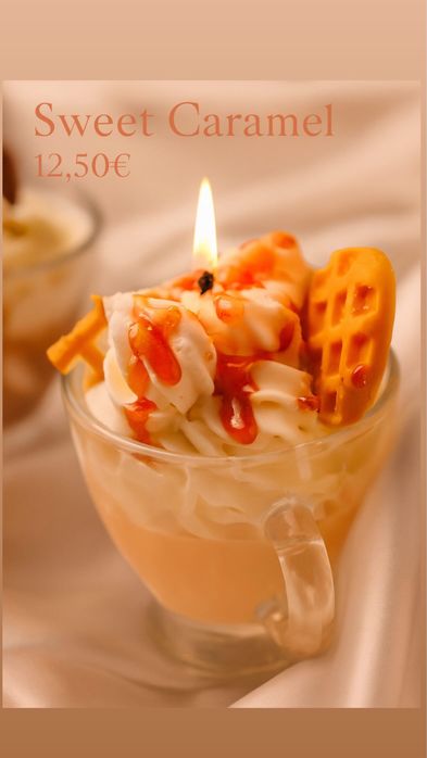 Velas goumet feito á mão