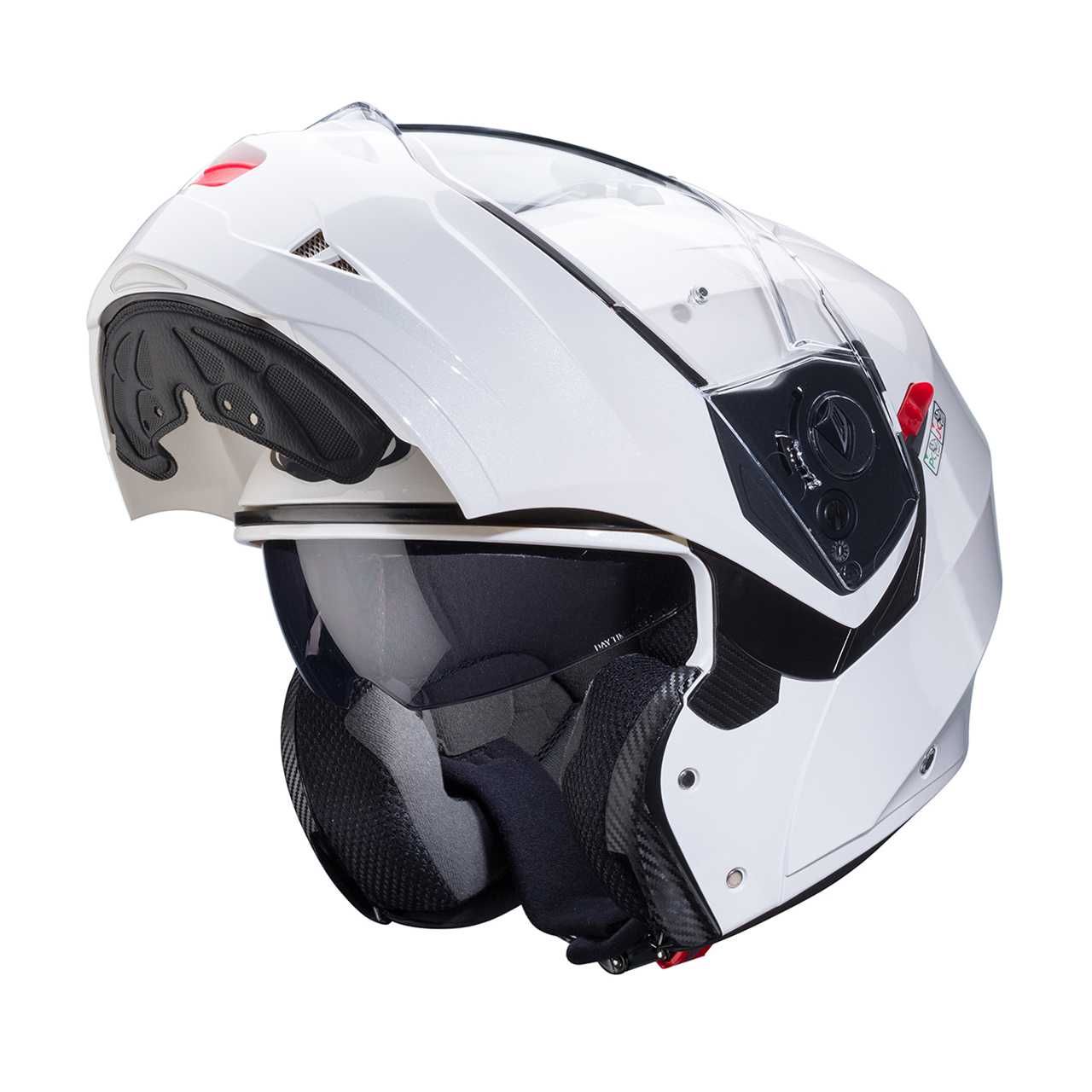 Kask Motocyklowy Szczękowy CABERG DUKE X biały roz. S