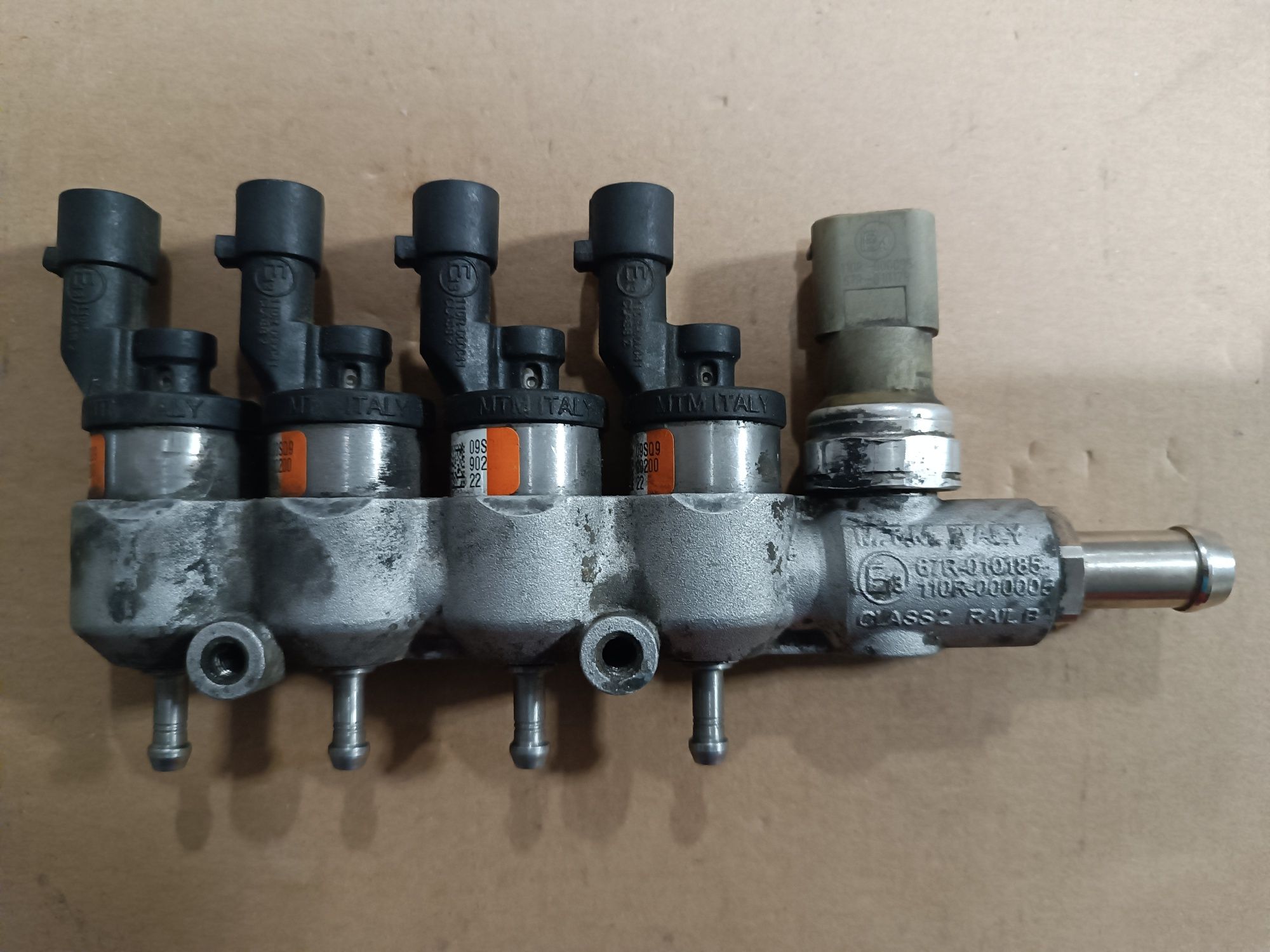 Listwa wtryskowa LPG BRC pomarańczowa nowy typ
