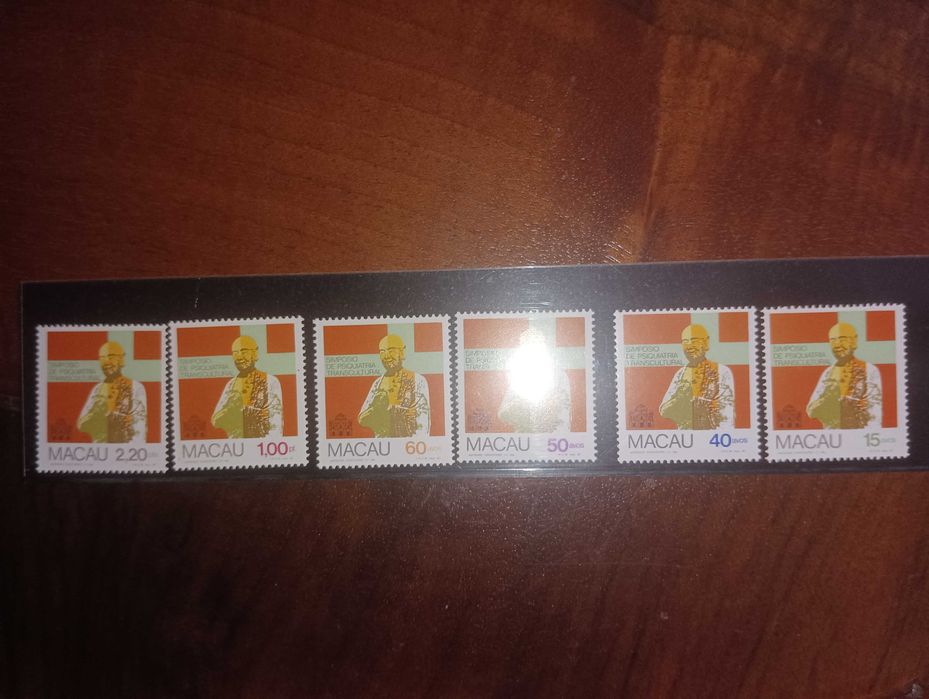 Selos novos e usados de Macau ,Portugal e Índia