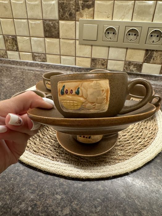 Кофейный стильный сервиз / кава / кавовий стильний сервіз