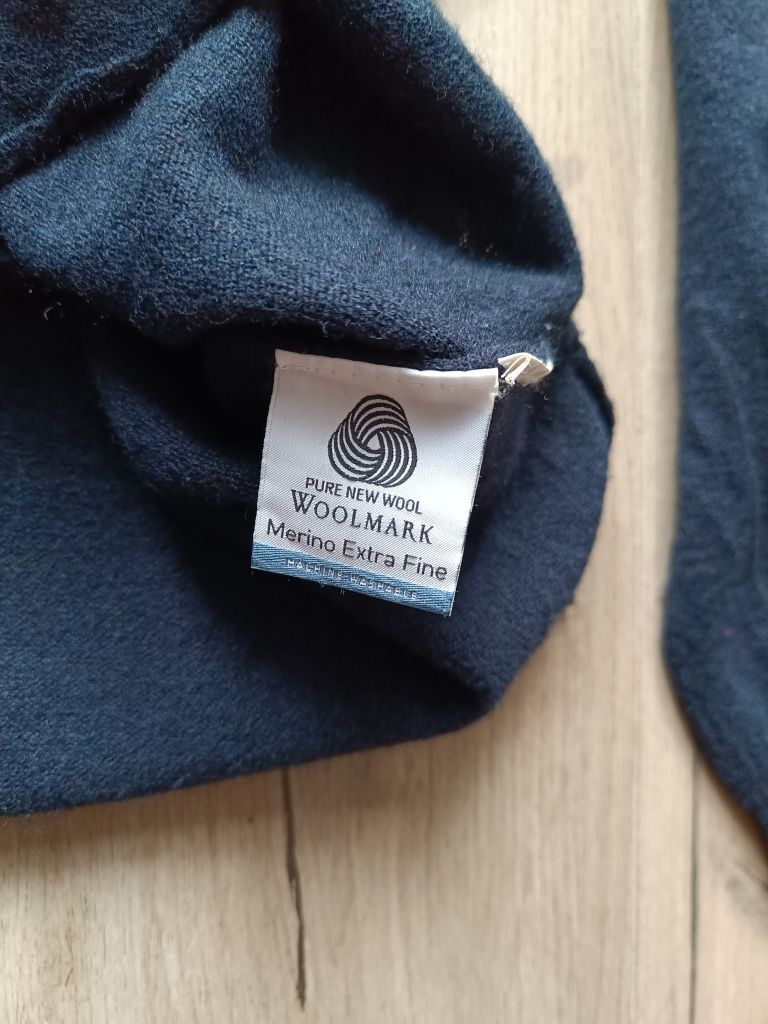 Kardigan sweter wełniany 100% wełna merino Days Like This rozmiar 38