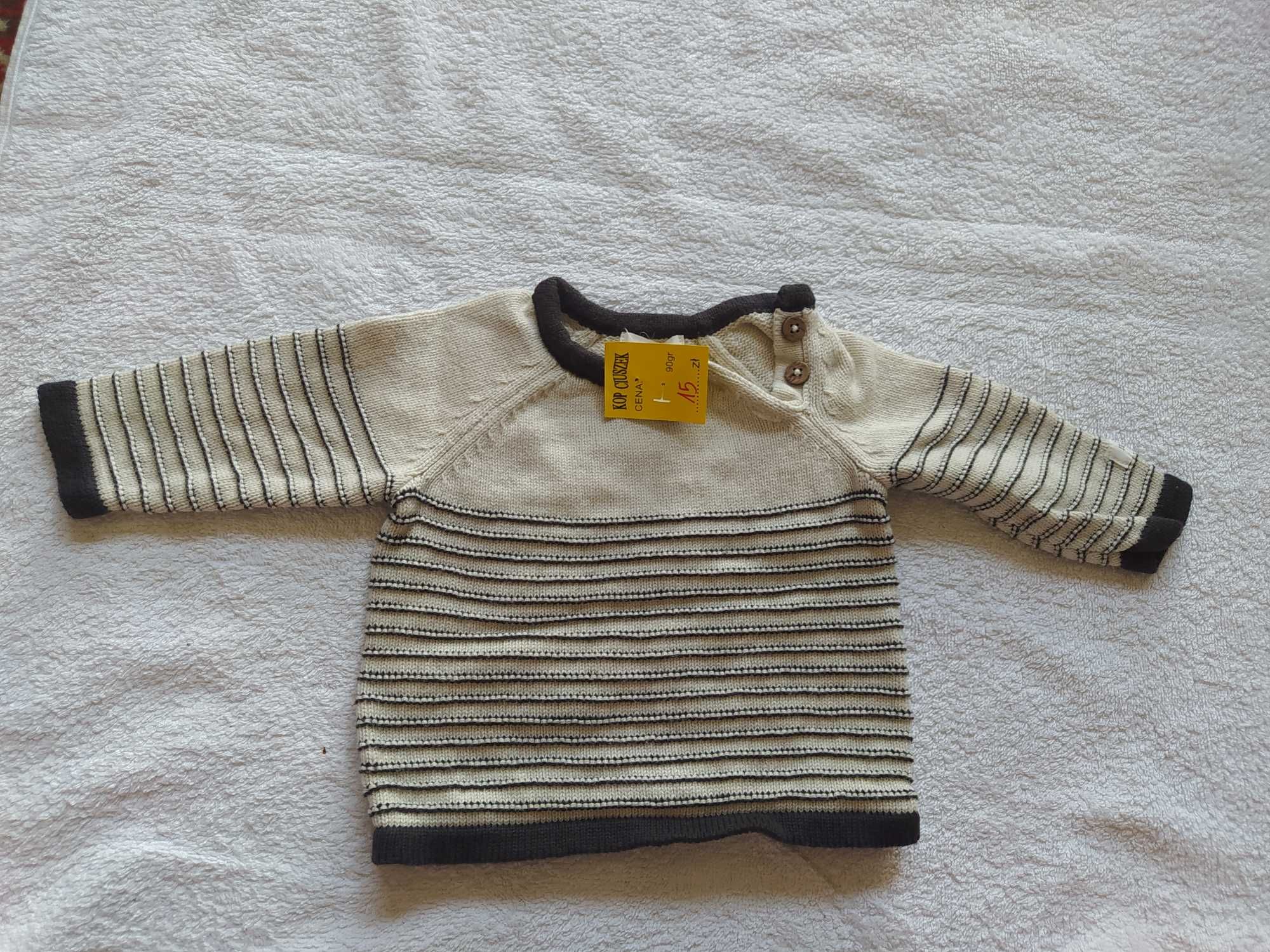 Sweterek chłopięcy Newbie rozmiar 56