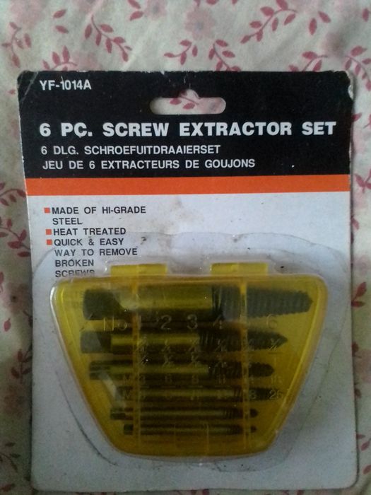 Экстрактор для выкручивания  сломаных  болтов и шпилек