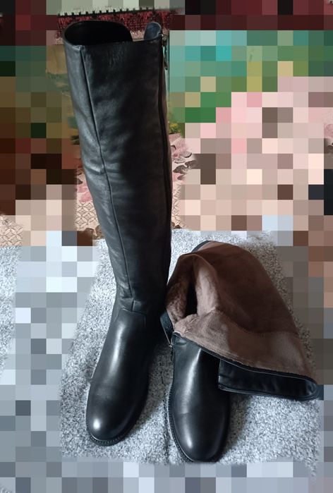 Чобітки зимові 38р.шкіра нат.жіночі