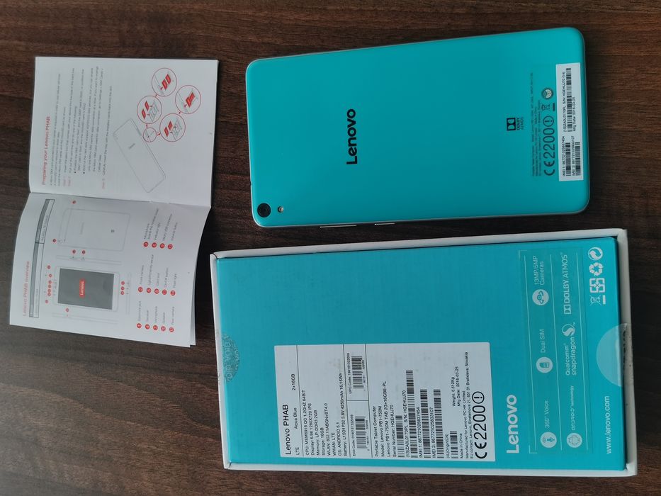 Nowy telefon tablet phab lenovo. Duży ekran 7cali