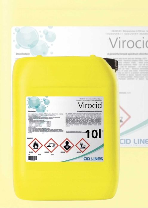 Virocid 10 l dezynfekcja wirusy asf ptasia grypa