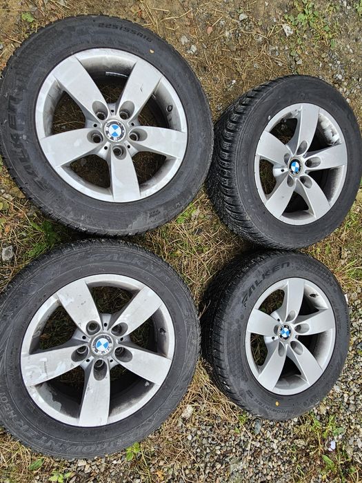 Oryg Felgi 16" BMW E60 E61 E90 E91 F30 5x120 Opony Zimowe 225/55/16