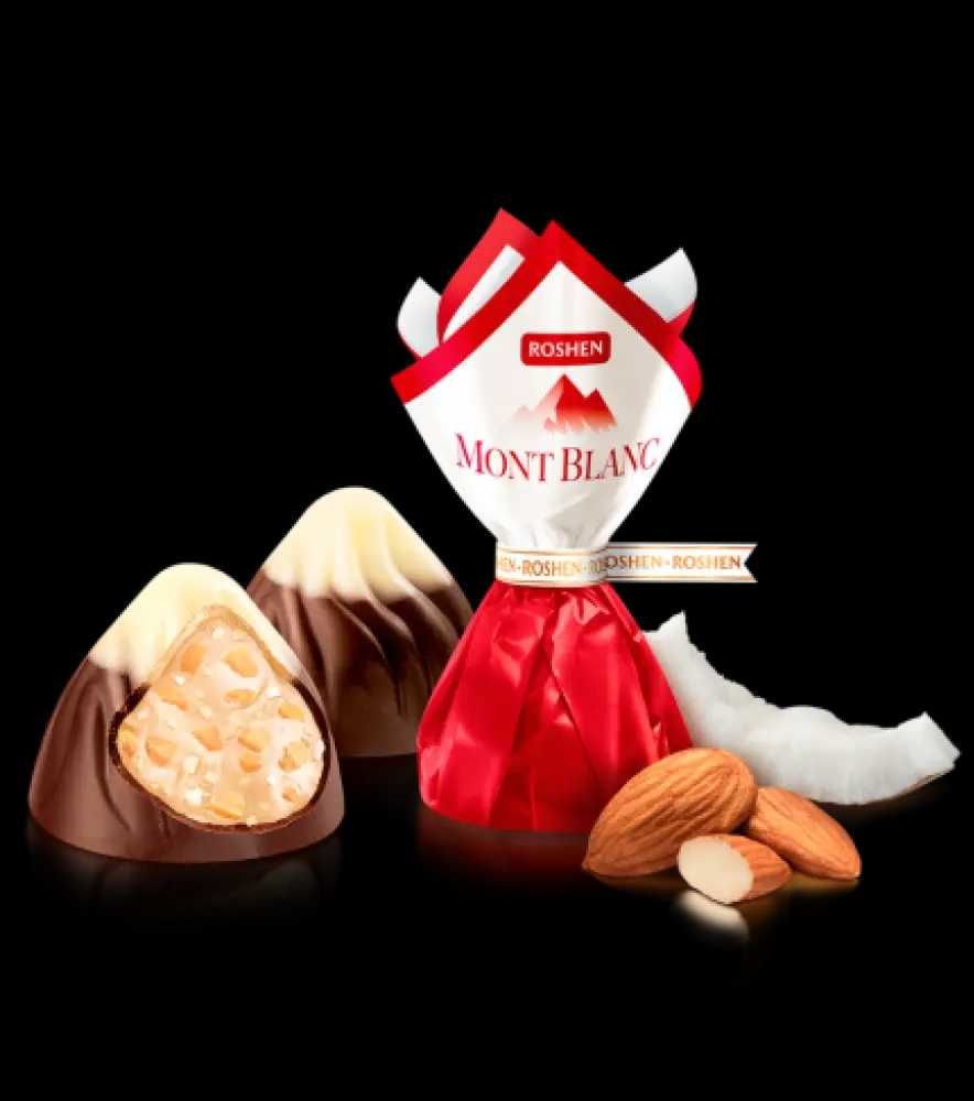 Цукерки Монблан мікс Roshen пакування 1 кг