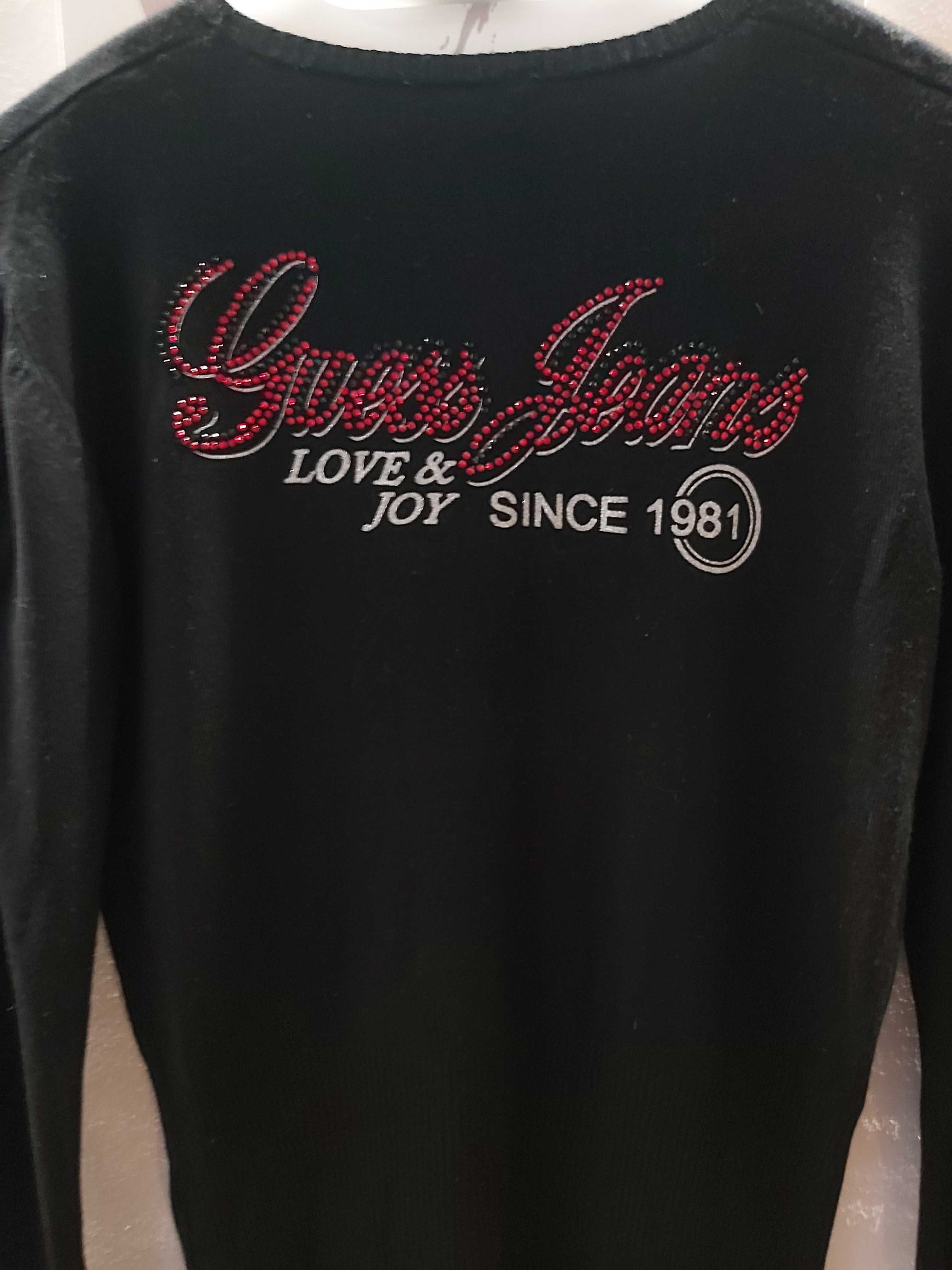 Damski czarny sweter Guess rozmiar XL
