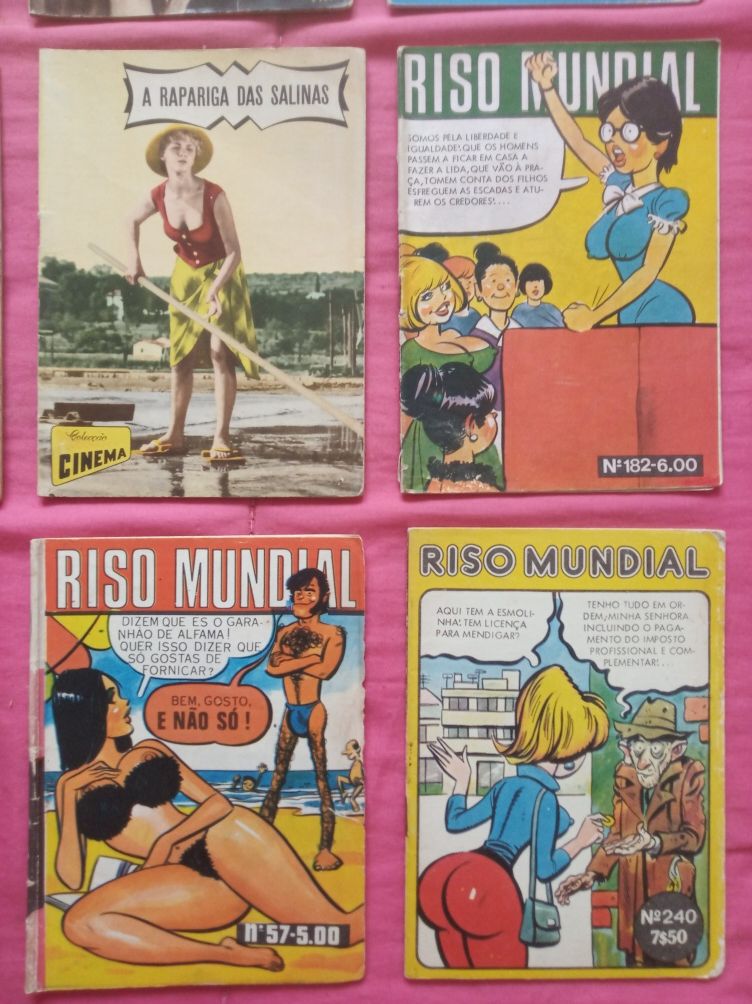 Revistas RISO MUNDIAL e Col. CINEMA
