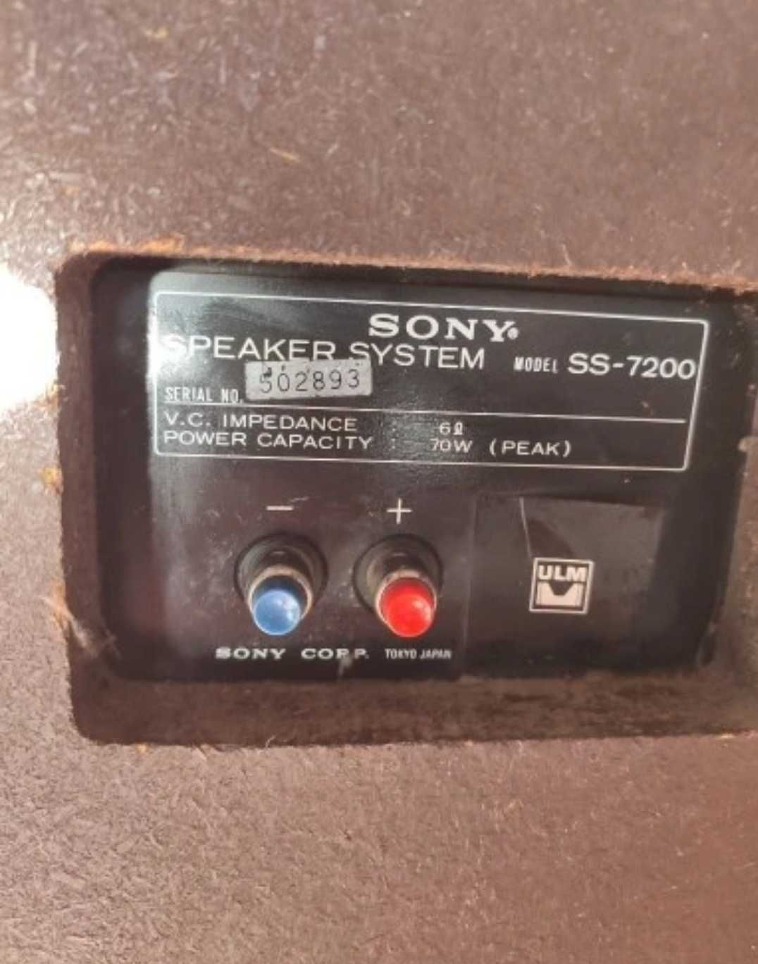 Kolumny SONY SS-7200 ULM – klasyka za grosze.