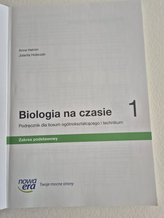 Biologia na czasie 1