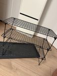 Ikea Grejig, 3x metalowa półka na buty + podstawka plastikowa