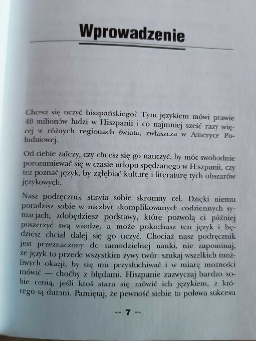 Język hiszpański dla początkujących