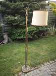 Lampa podłogowa mosiądzowana  vintage lata 60