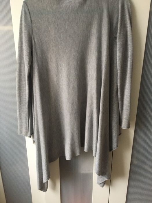 Sweter sweterek kardigan szary H&M XS 34