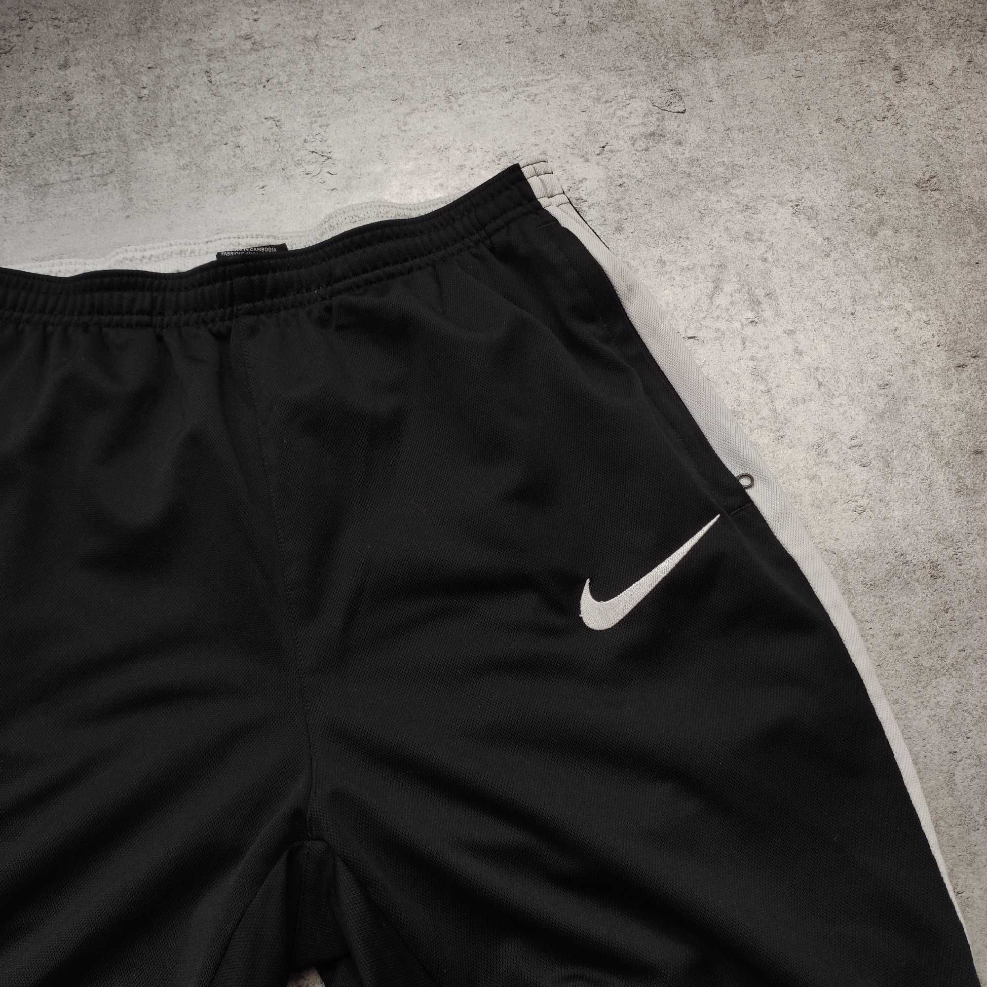 MĘSKIE Dresy Sportowe Joggery Spodnie Śliskie Treningowe Nike Suwak