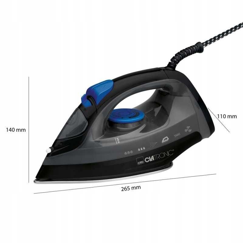 Żelazko parowe 1800W Clatronic DB 3703  - kolor szary