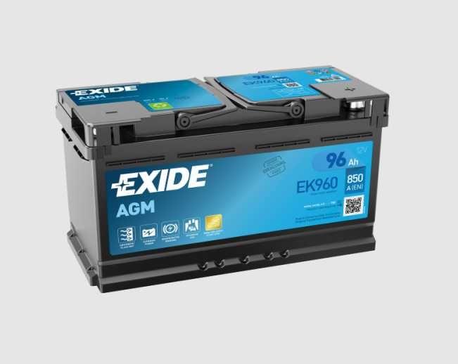 Akumulator EXIDE AGM EK960 96Ah 850A Gdańsk Pruszcz Rumia