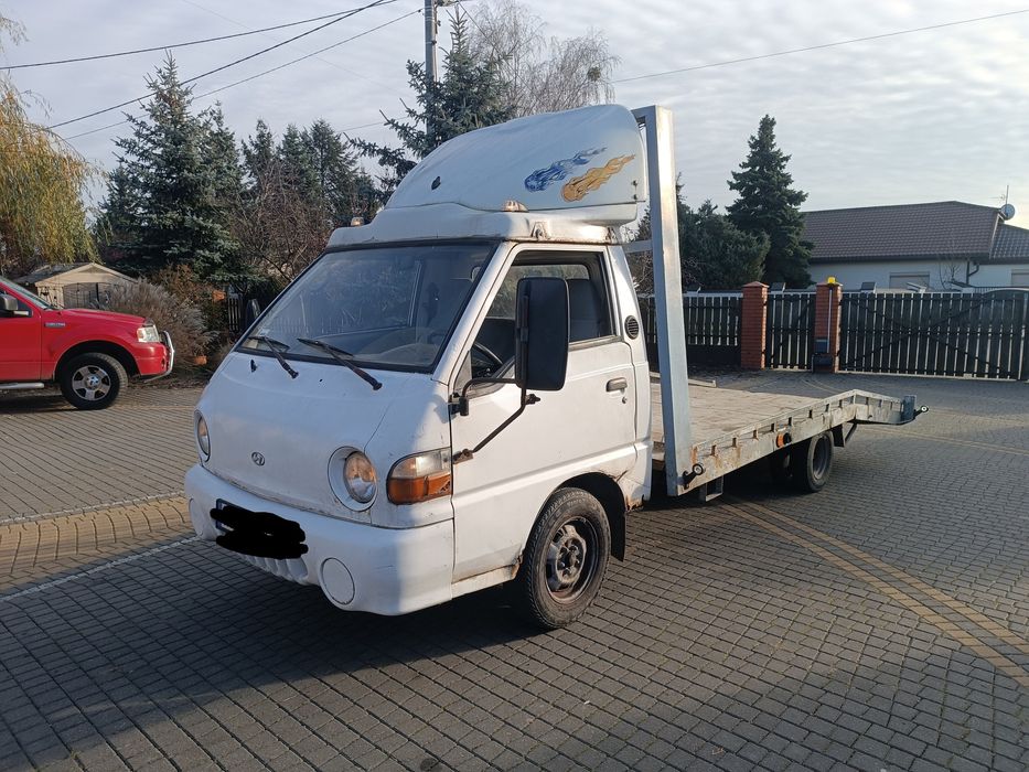 Hyundai H 100 laweta zamiana zamienię motocykl quad cross prl auto bus