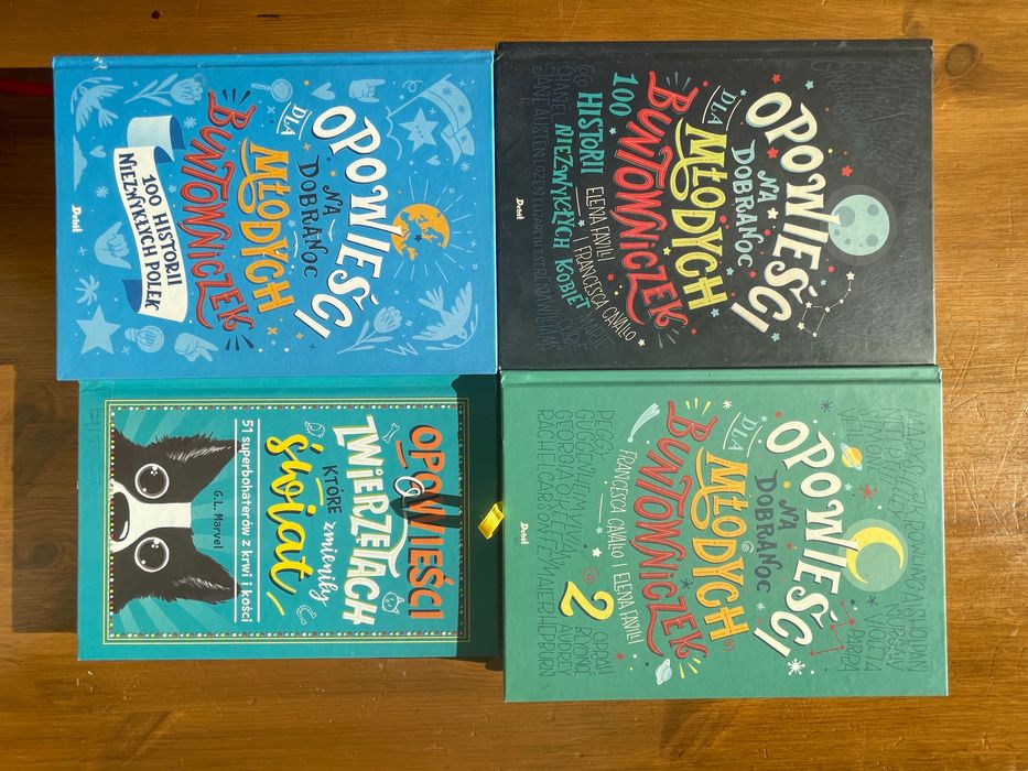 Zestaw książek: Opowieści na dobranoc dla młodych buntowniczek