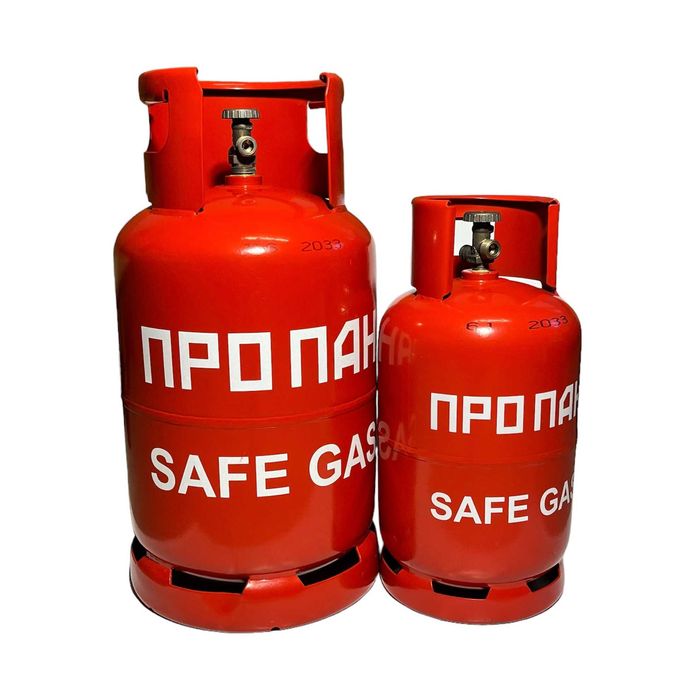 Газовий балон SafeGas 27 л. металевий, із запобіжним вентилем Cavagna