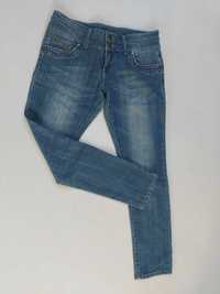 Niebieskie jeansy dżinsy damskie dopasowane fit Jane Norman  L 40