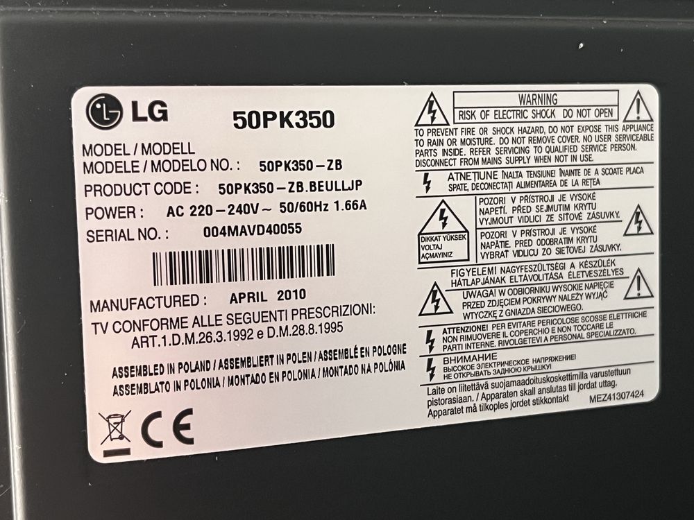 Telewizor lg 50 cali