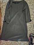 Vestido cinzento cortefiel