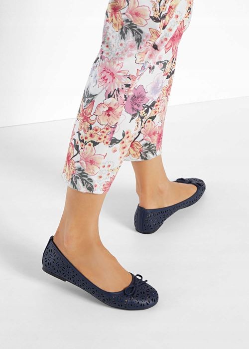 B.P.C baleriny granatowe ażurowe r.41