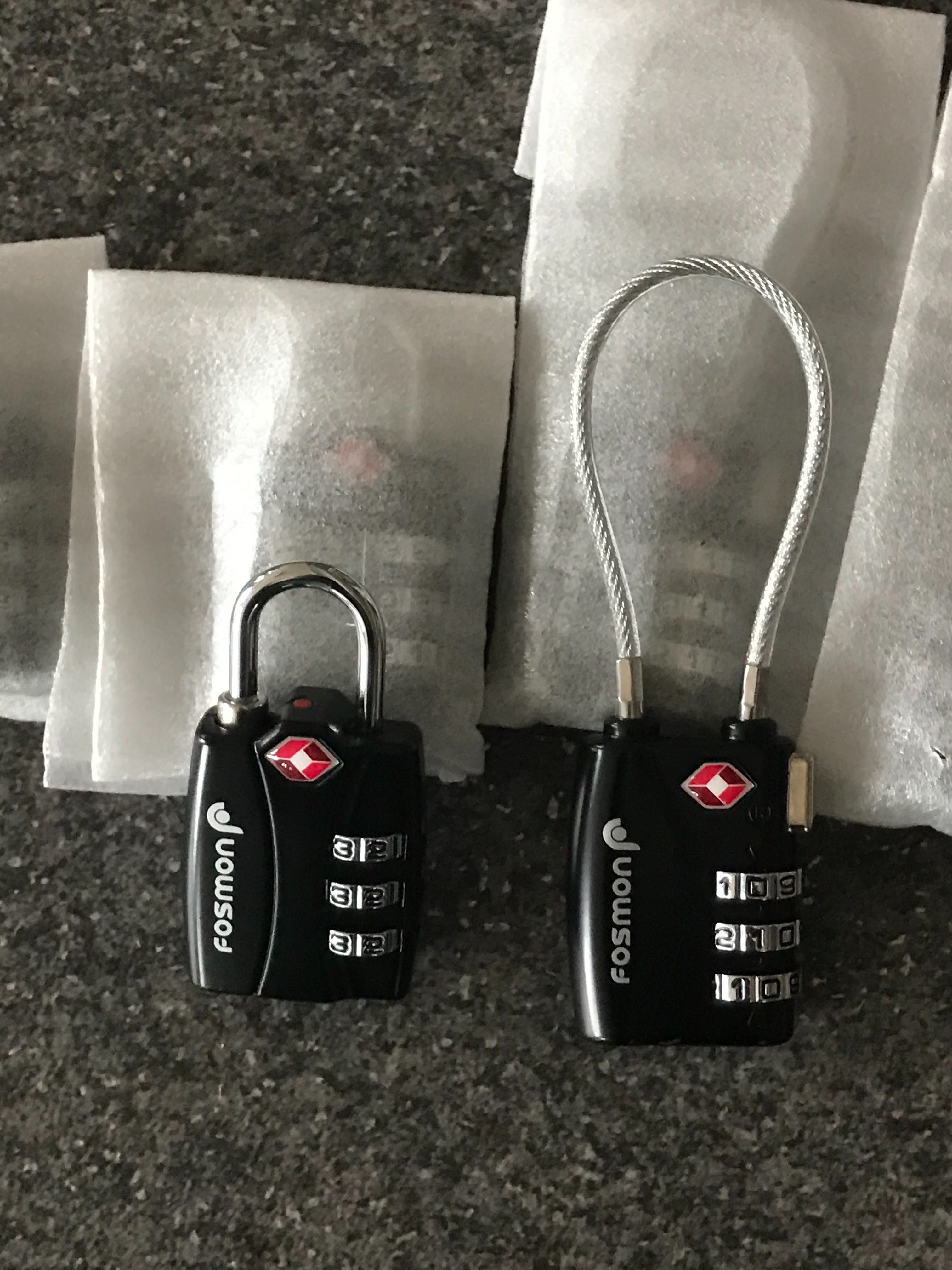 кодовый замок FOSMON TSA Lock для дорожной сумки/чемодана/рюкзака