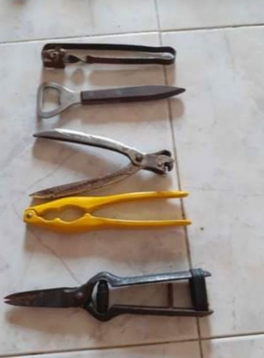 Vários utensílios de cozinha