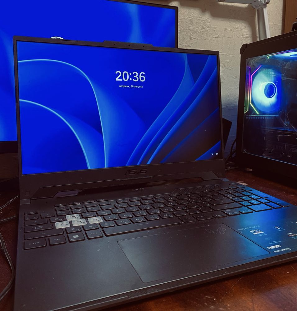 ASUS TUF Dash Gaming f15 | i7-12650, RTX 3050, SSD M2 NVMe