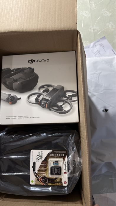 Pack avata 2 com cartao de memoria + 2 anos de seguro dji care refresh