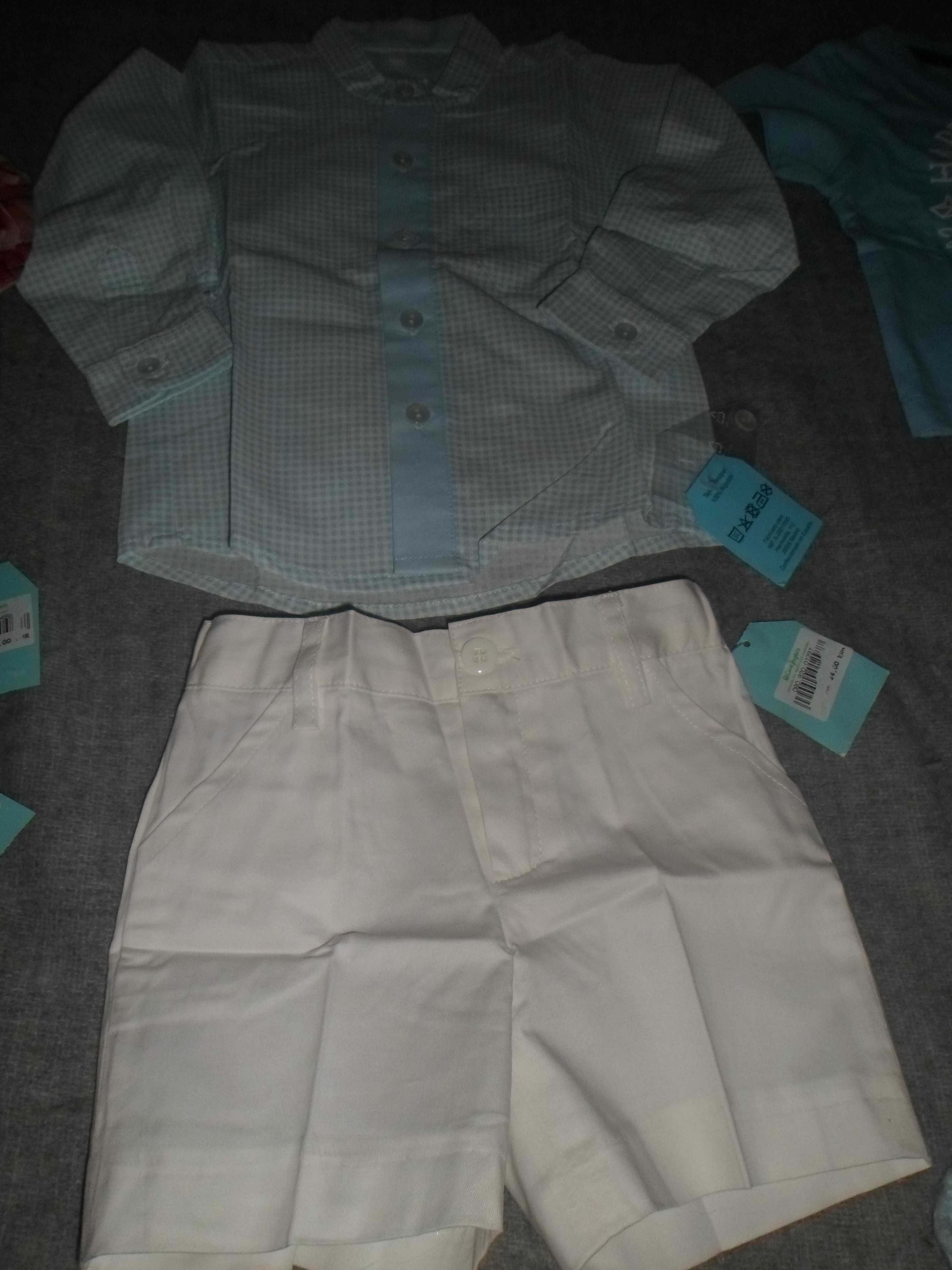 lote de roupa nova com etiqueta para bebe