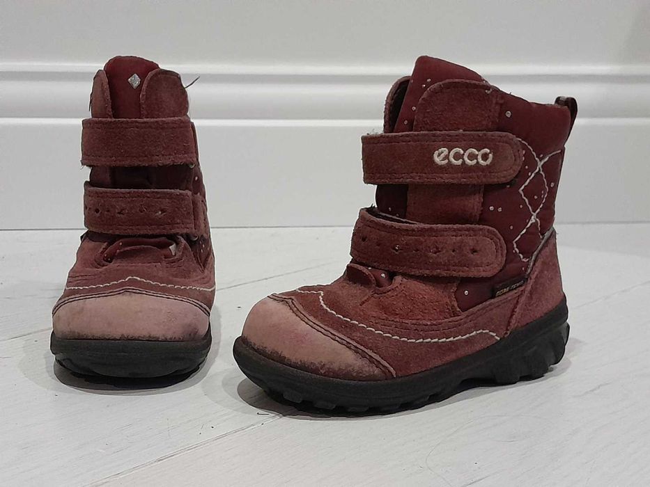 Дитячі чоботи зимние сапоги ботінки ботинки теплі ECCO, розмір 22