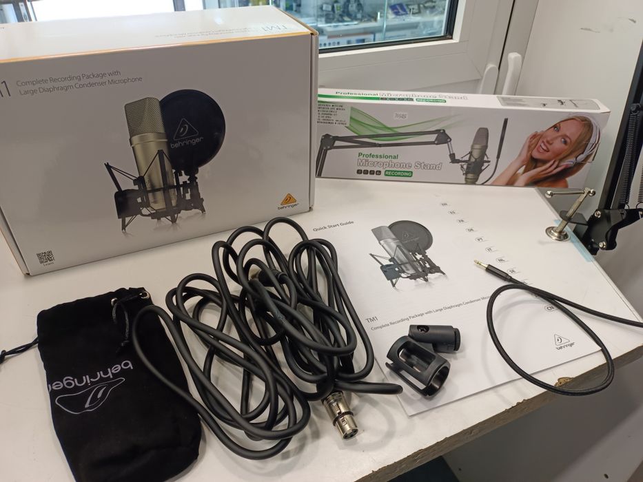 Behringer TM1 Mikrofon pojemnosciowy studyjny+Statyw Komis Madej Sc