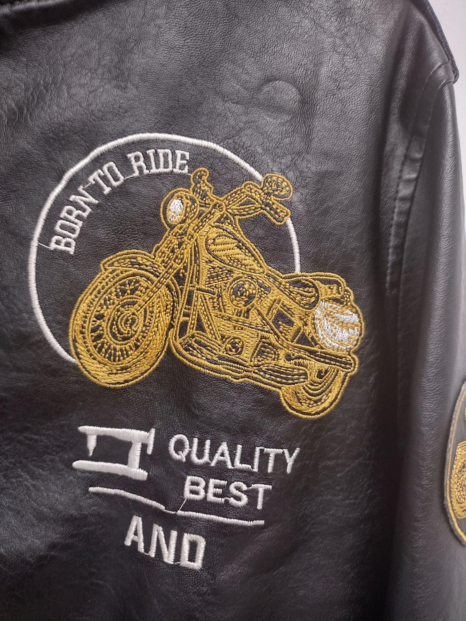 Kurtka męska bomberka vintage  motocyklowa