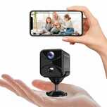 DJFNJH Mini Kamera 4K Full HD WiFi 145° Szeroki Kąt Aplikacja Bluetoot