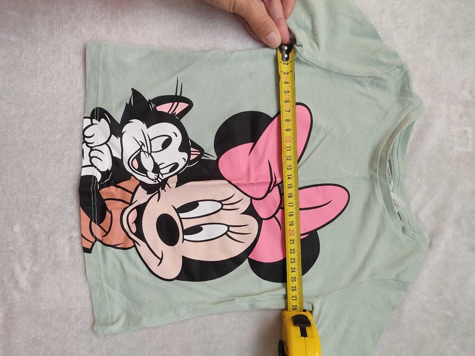 Bluzka / T-shirt długi rękaw myszka Minnie rozm. 98 firmy H&M