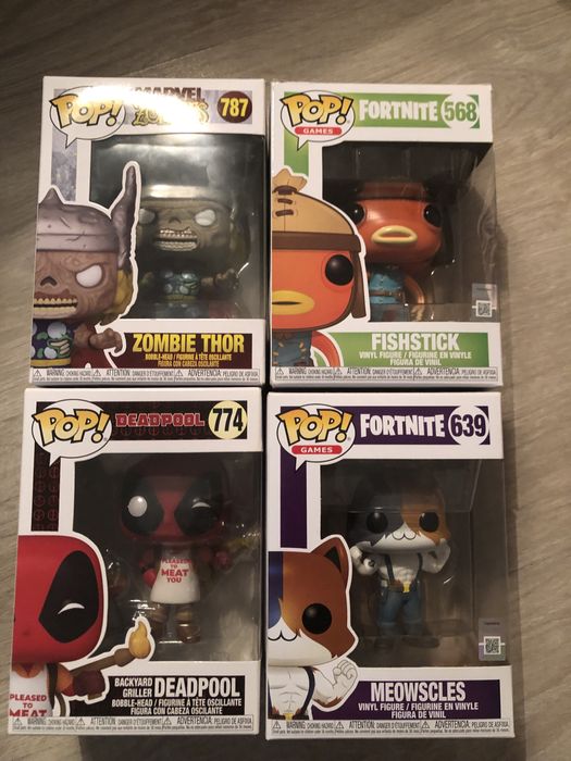 Funko Pop Marvel e Fortnite - Original