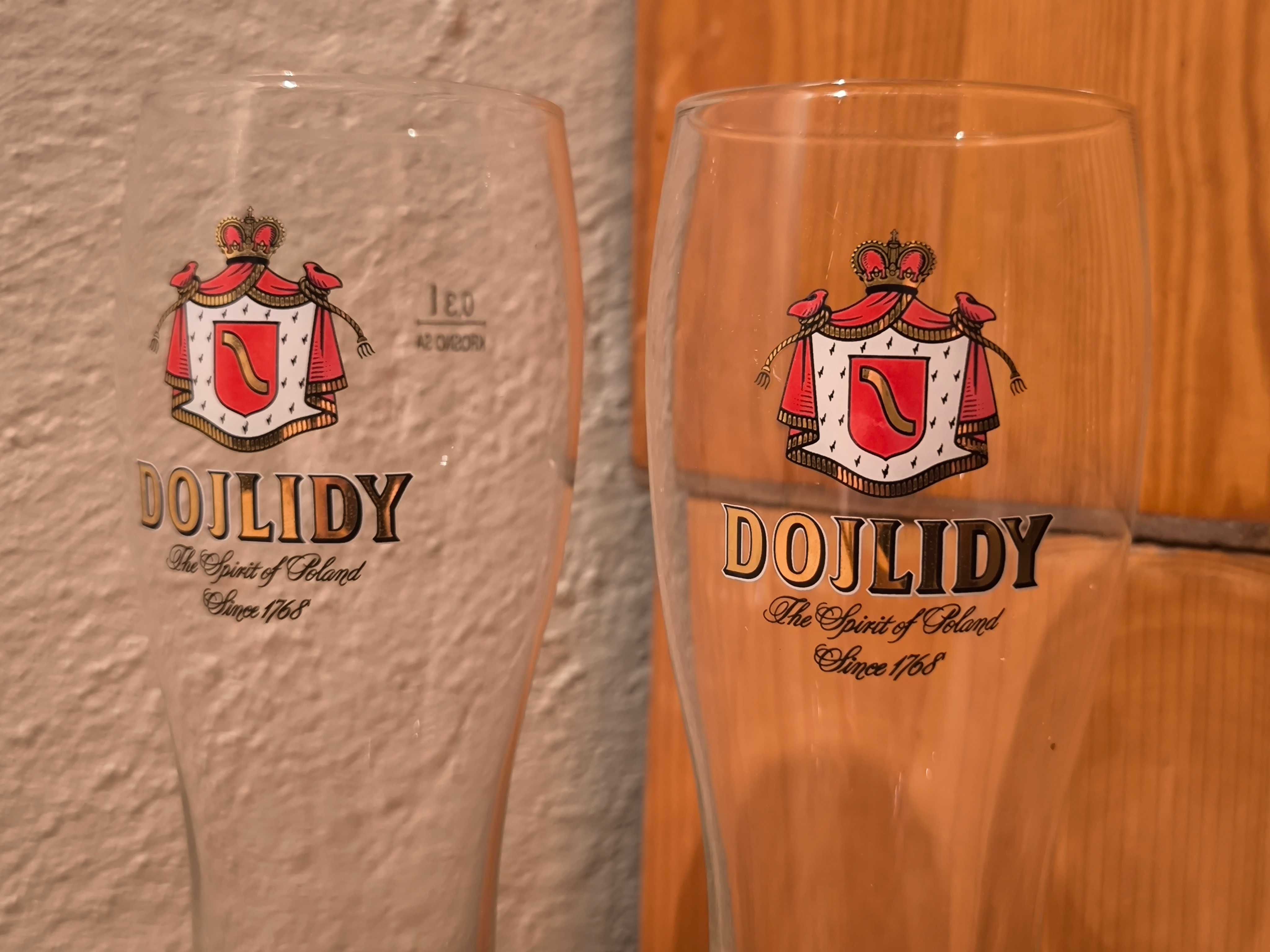 Pokal szklanka piwo Dojlidy 0,3l