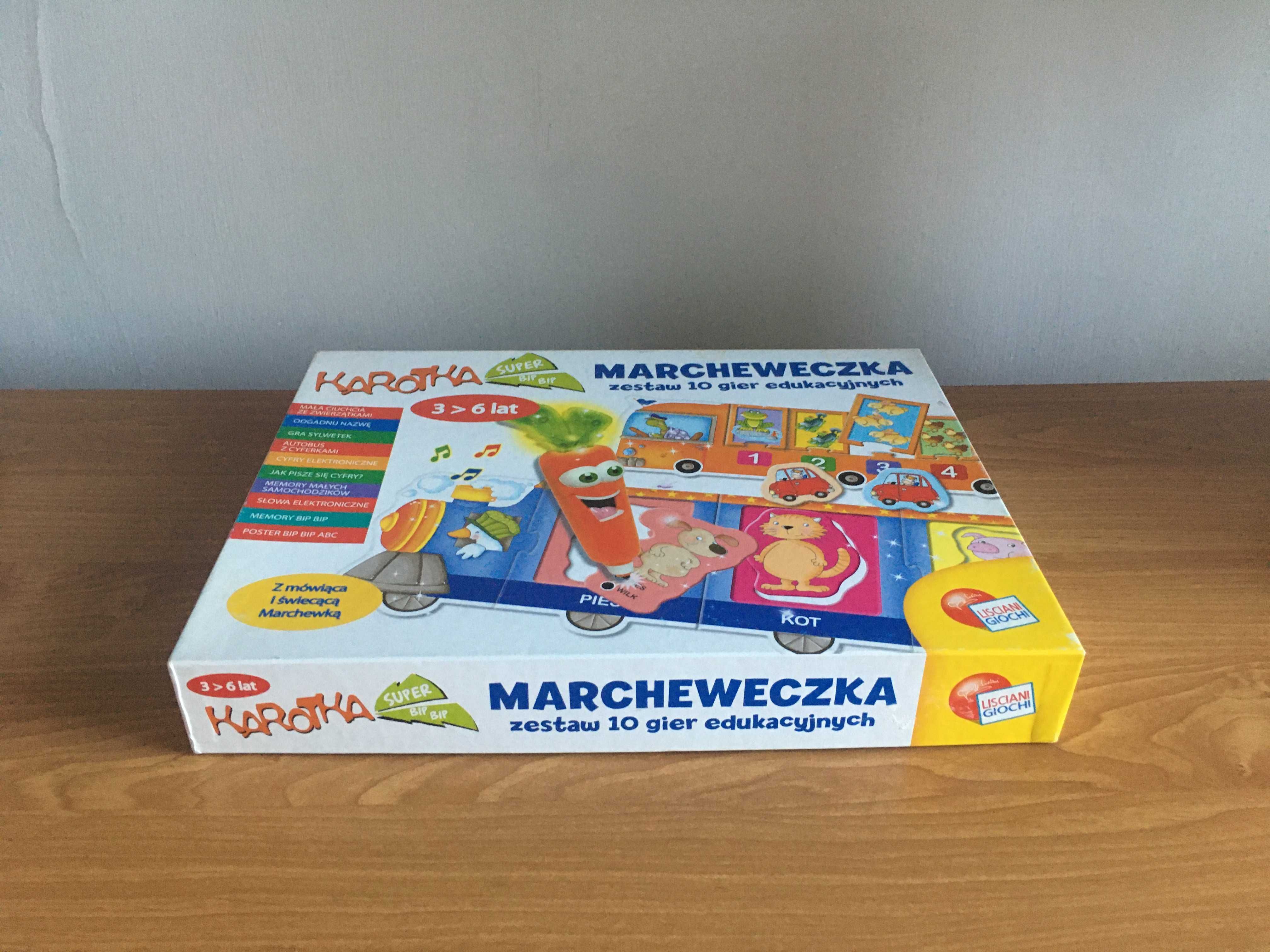 Marcheweczka. Zestaw 10 gier edukacyjnych dla dzieci w wieku od 3 > 6