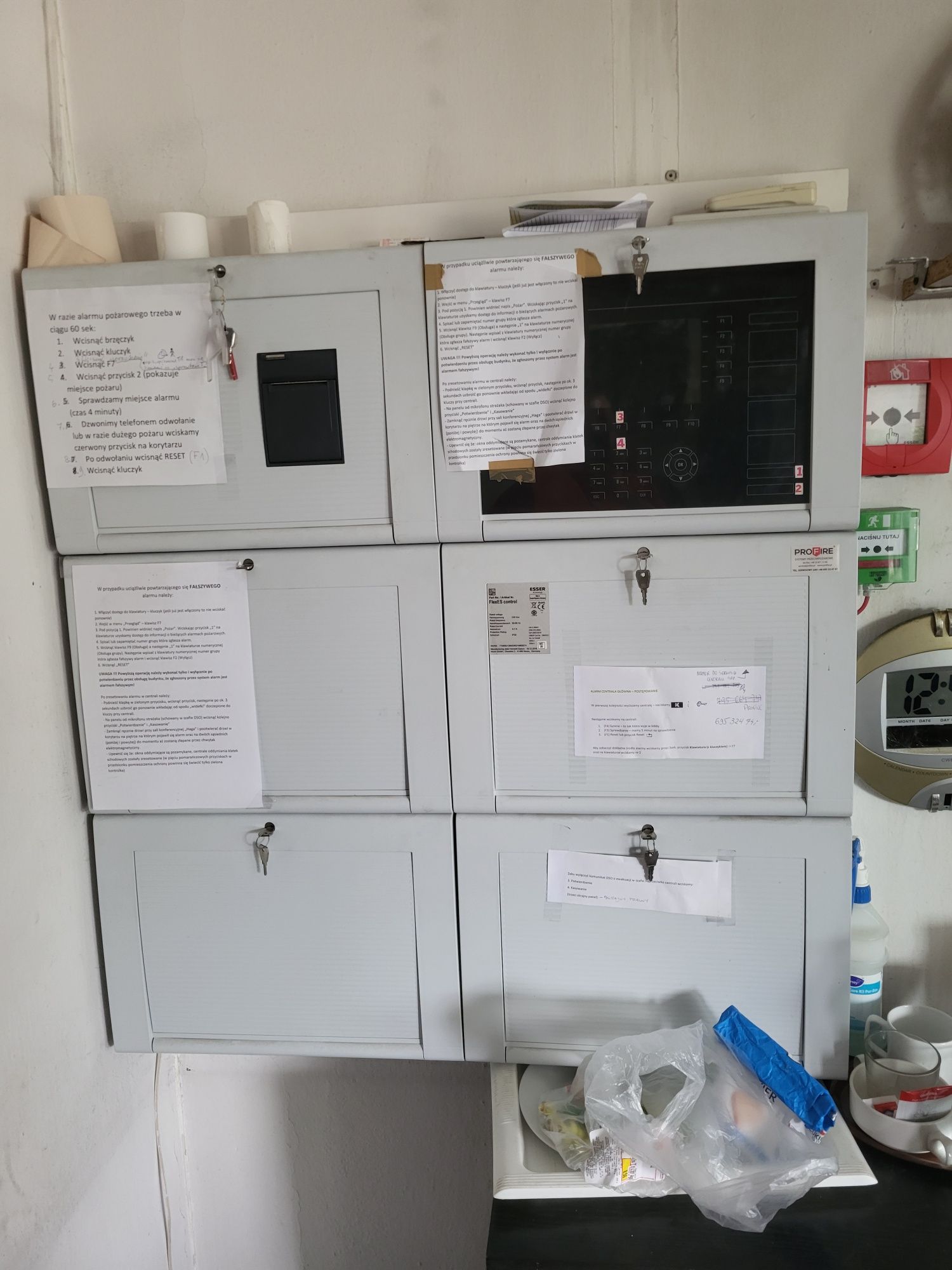 Centrala pożarowa esser flexes control
