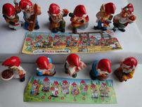 KRASNALE Zawody Zunft Zwerge (1992) KINDER Niespodzianka + 2 karteczki