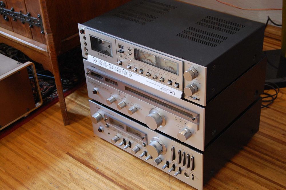 Aiwa aa8700/ad6900/at9700 cały komplet od pierwszego właściciela 230v