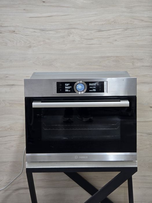 Духова шафа Bosch 2в1 Пароварка 45см Чюдовий стан України.мова