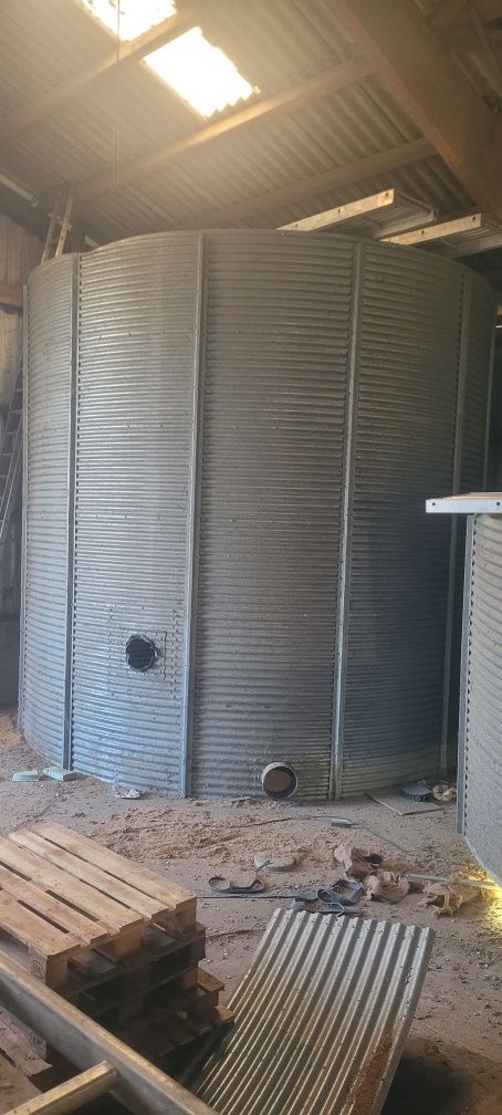 Suszarnia daszkowa 12,5t kukurydzy Kongskilde silos zbożowy żmijka